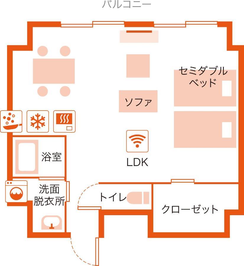 Apartment Hotel Ecott Kagoshima Ngoại thất bức ảnh